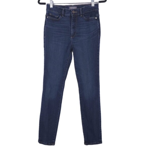 DL1961 WILLOUGHBY FARROW ANKLE High Rise Instaculpt Skinny Indigo Jeans‎ Size 27 - Picture 1 of 13